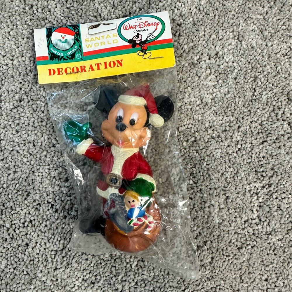 Santa's World Mickey Mouse Ornament